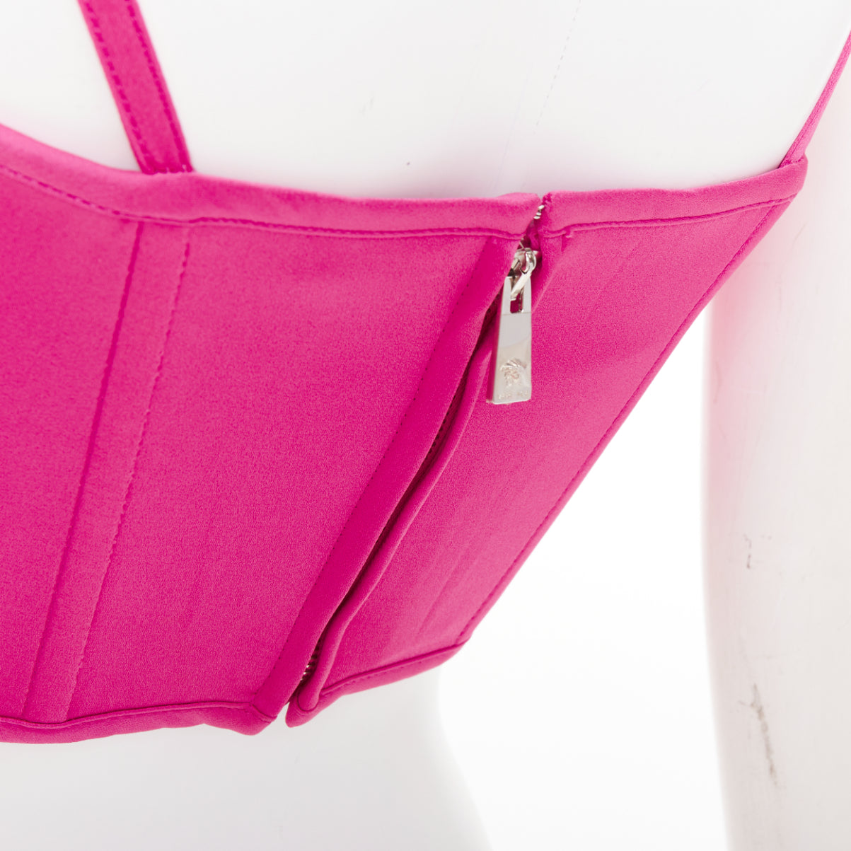 Women's Versace fuchsia pink crop top