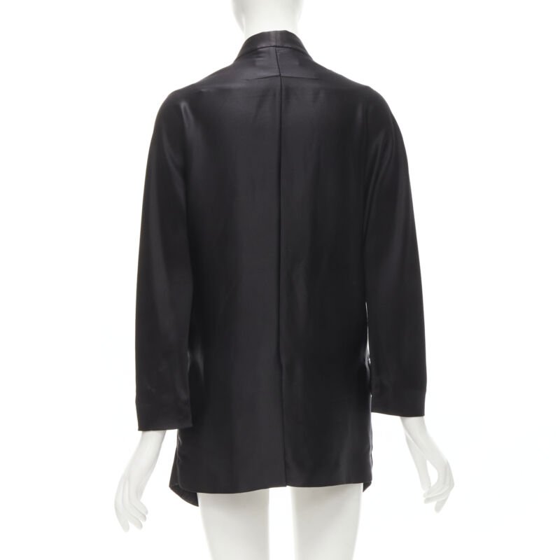 Women's Givenchy Riccardo Tisci silk cut out collar kimono robe blazer
