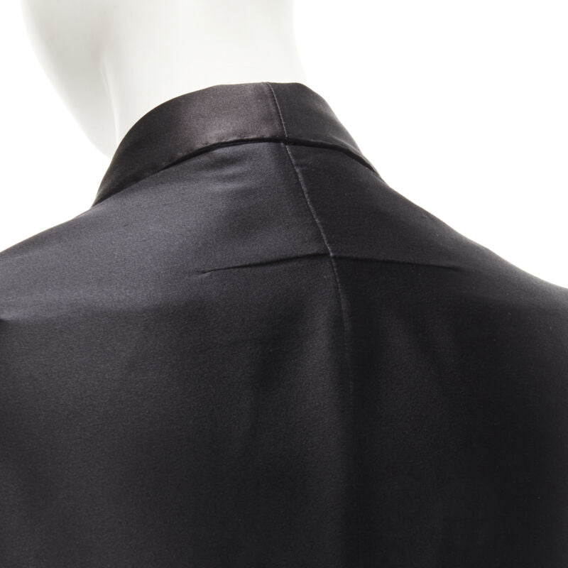 Women's Givenchy Riccardo Tisci silk cut out collar kimono robe blazer