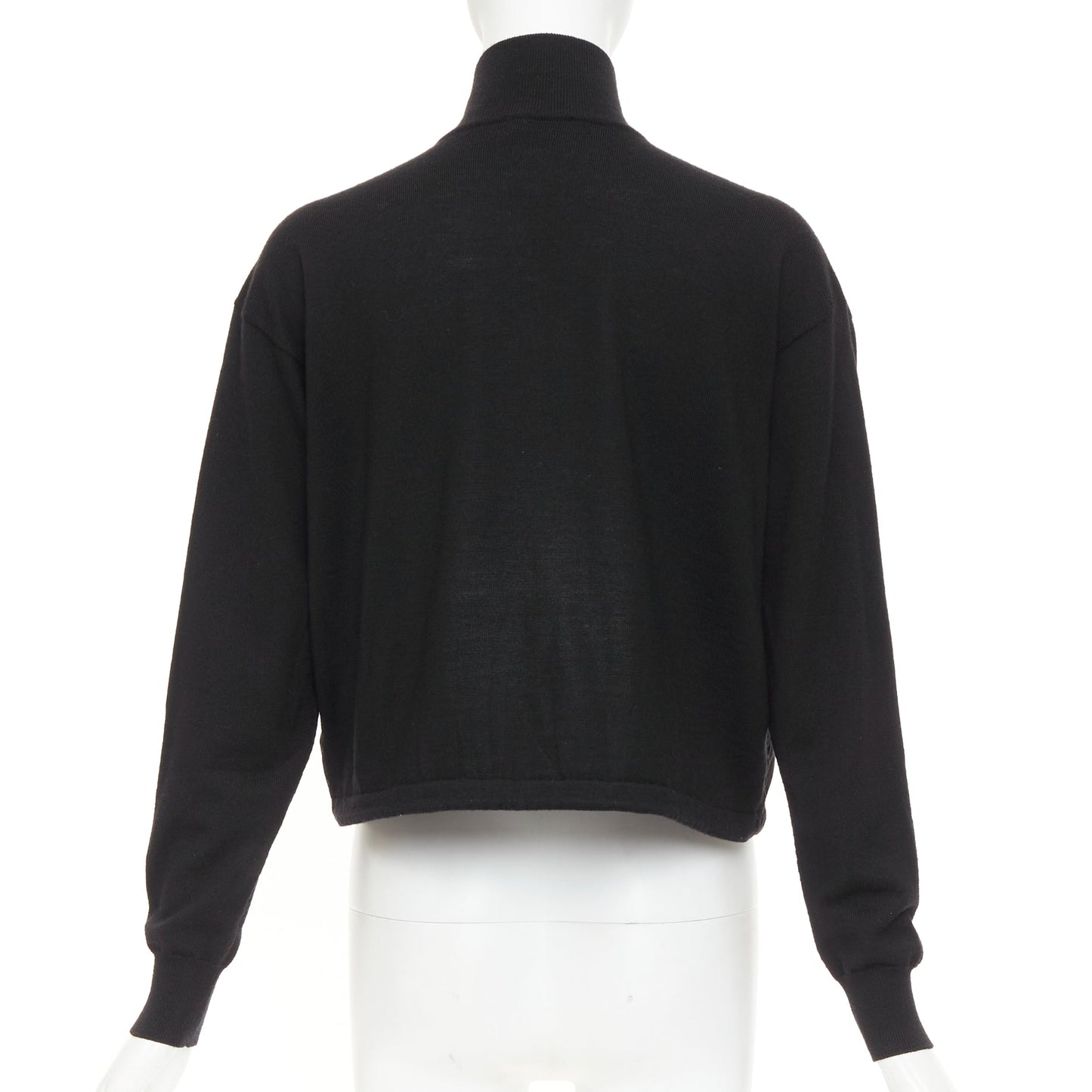Women's Prada Re-Nylon virgin wool triangle logo zip jacket