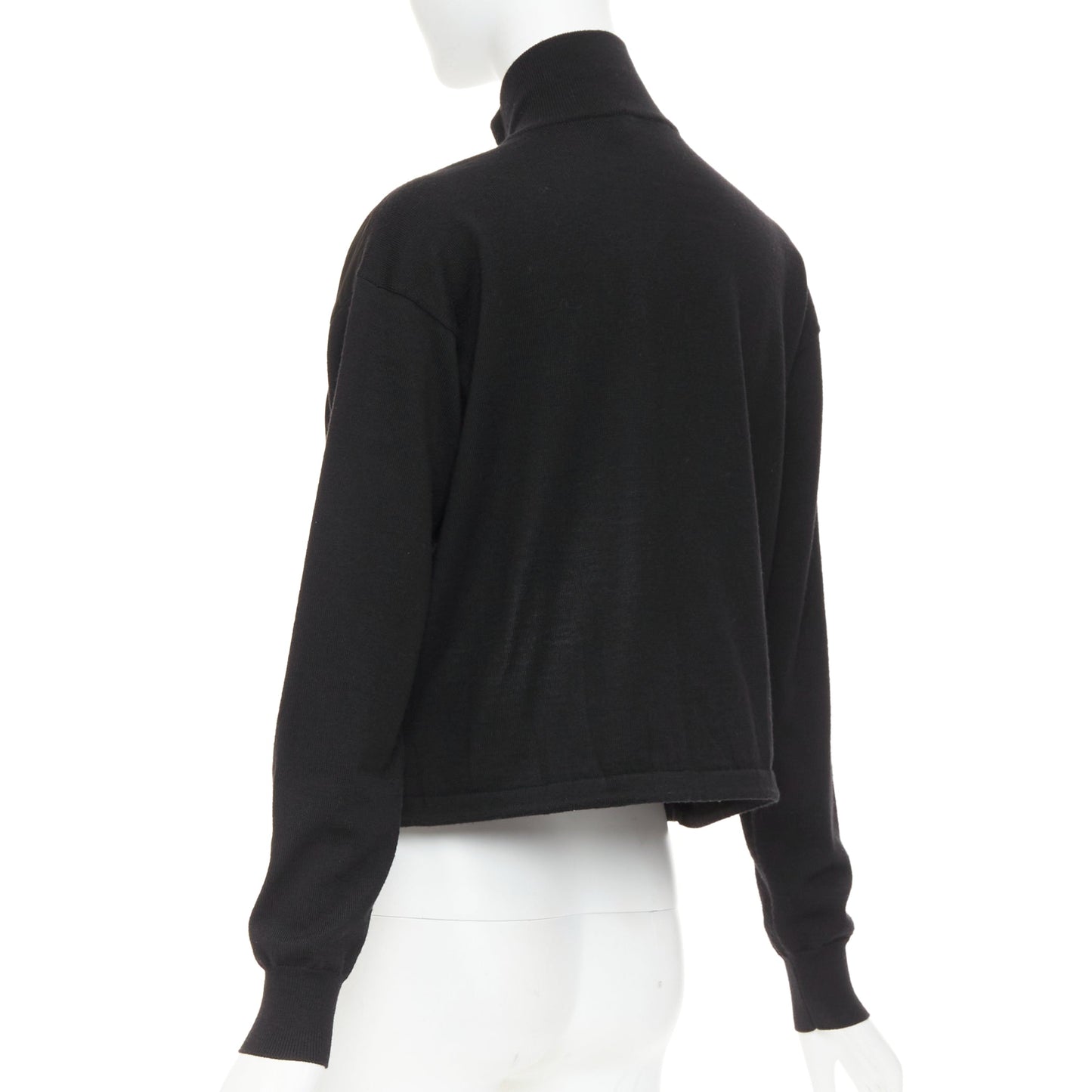Women's Prada Re-Nylon virgin wool triangle logo zip jacket