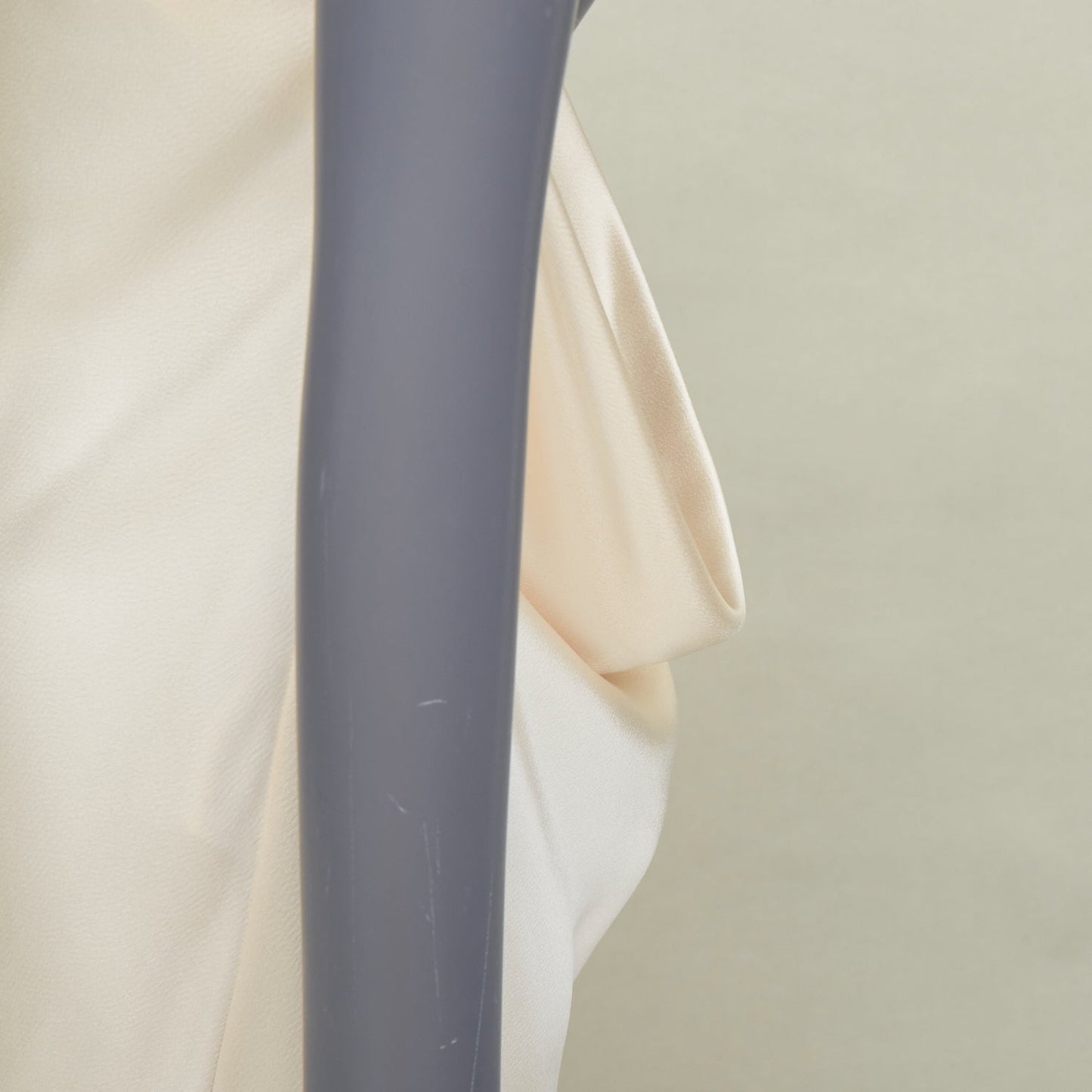 Women's Saint Laurent Bridal silk cowl neck slip dress