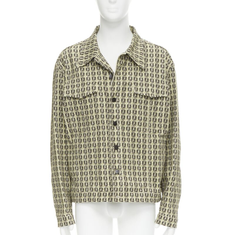 Men's Fendi Forever Bamboo FF Zucca cotton jacket