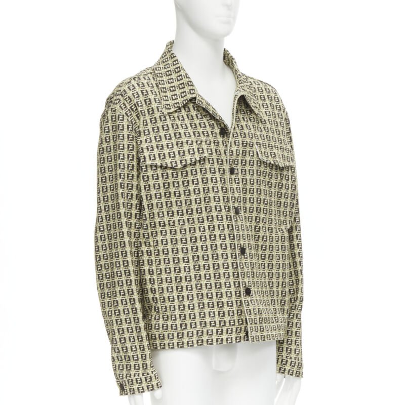 Men's Fendi Forever Bamboo FF Zucca cotton jacket