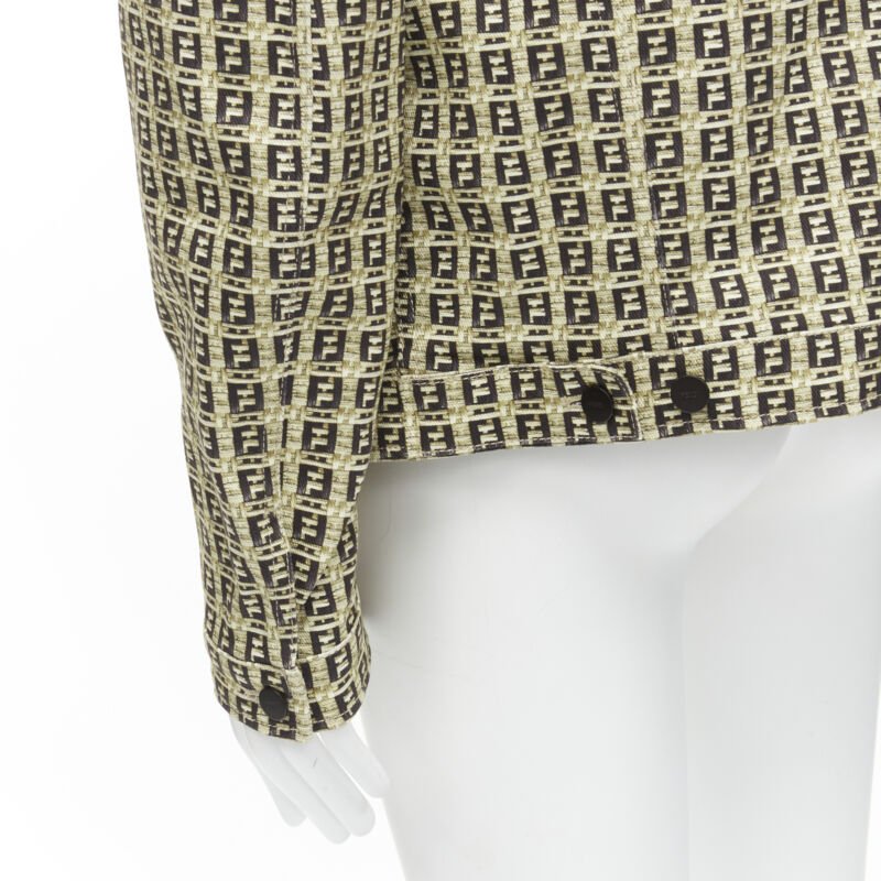 Men's Fendi Forever Bamboo FF Zucca cotton jacket