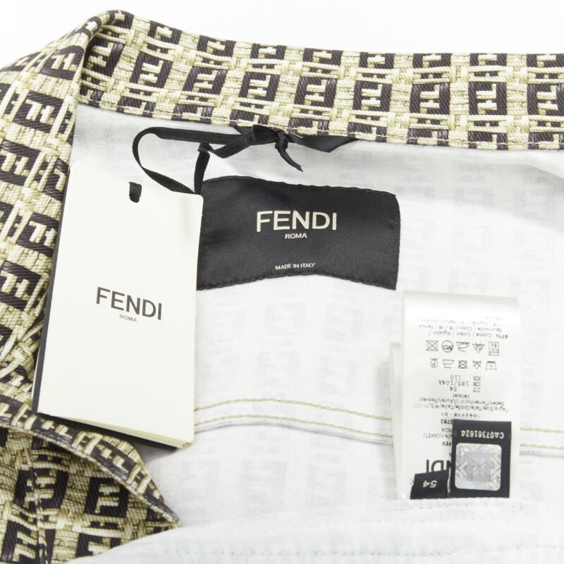 Men's Fendi Forever Bamboo FF Zucca cotton jacket