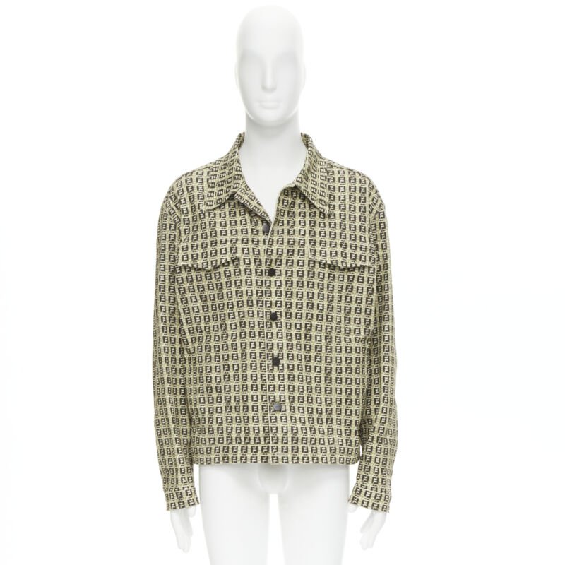 Men's Fendi Forever Bamboo FF Zucca cotton jacket
