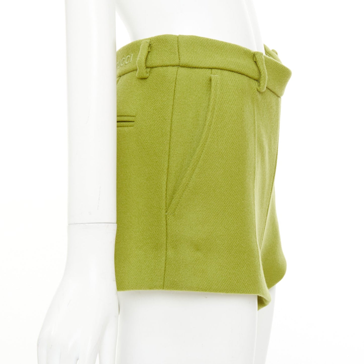 Women's Gucci Sabato textured wool mohair shorts