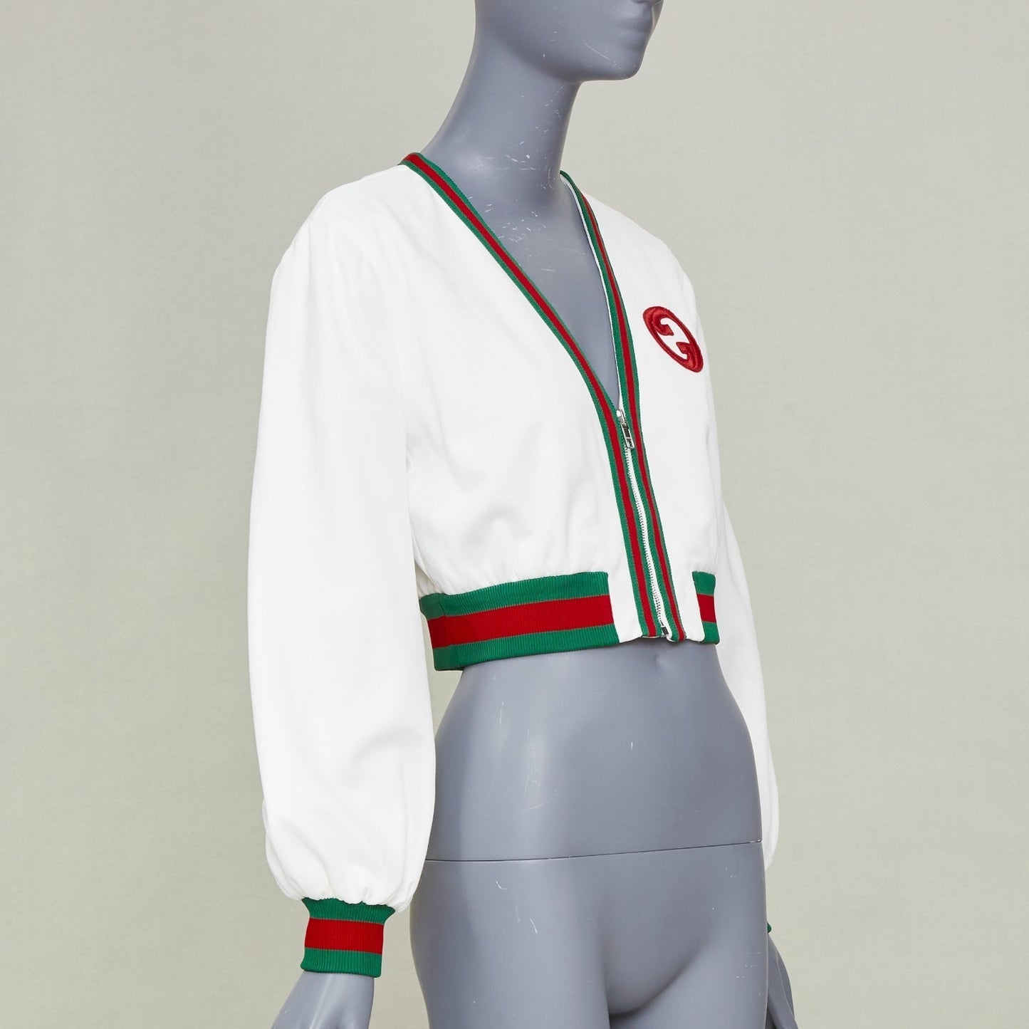 Women's Gucci Web stripe mesh track jacket