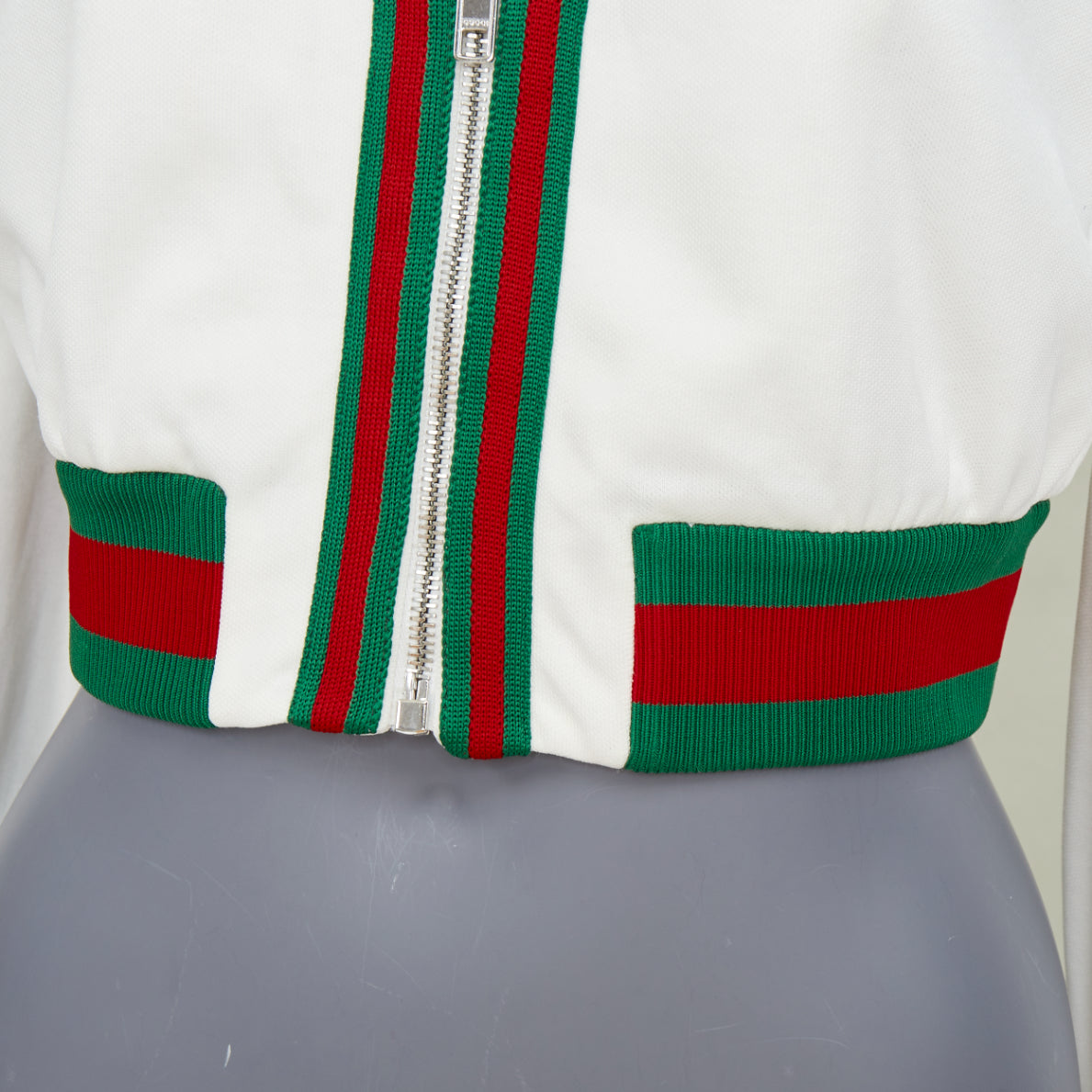 Women's Gucci Web stripe mesh track jacket