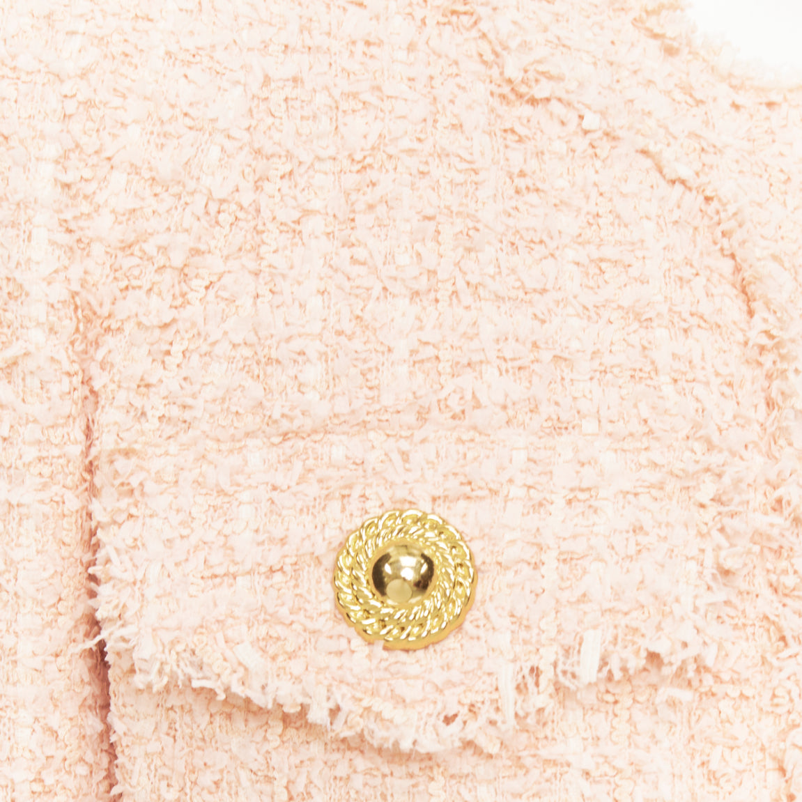 Women's Balmain cropped tweed jacket