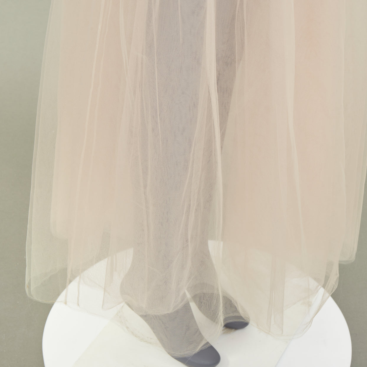 Women's Valentino mesh tulle embroidered midi skirt