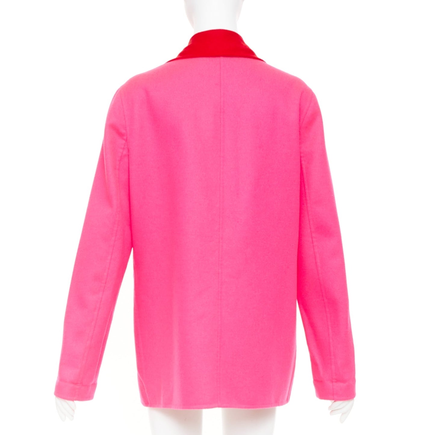 Women's Versace colorblock double breasted coat