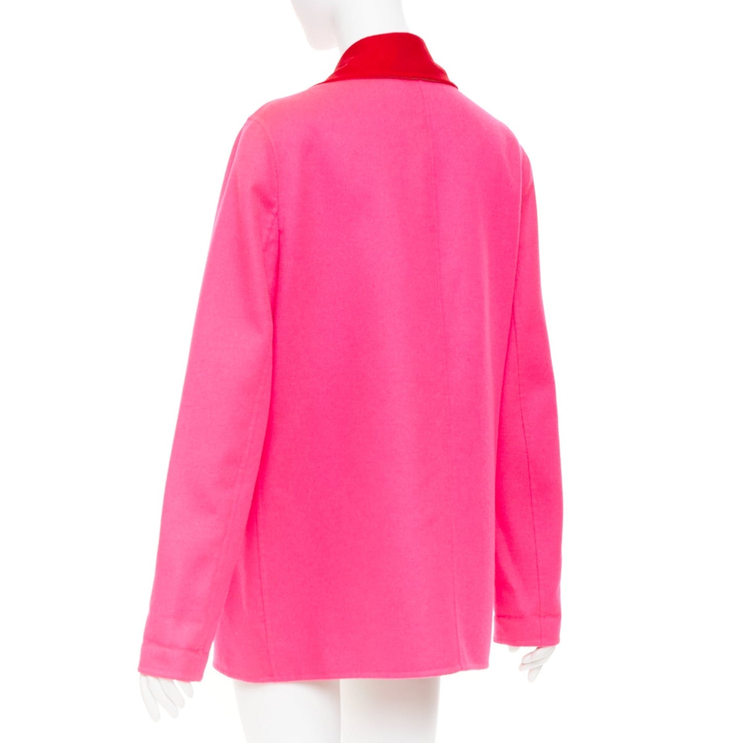 Women's Versace colorblock double breasted coat