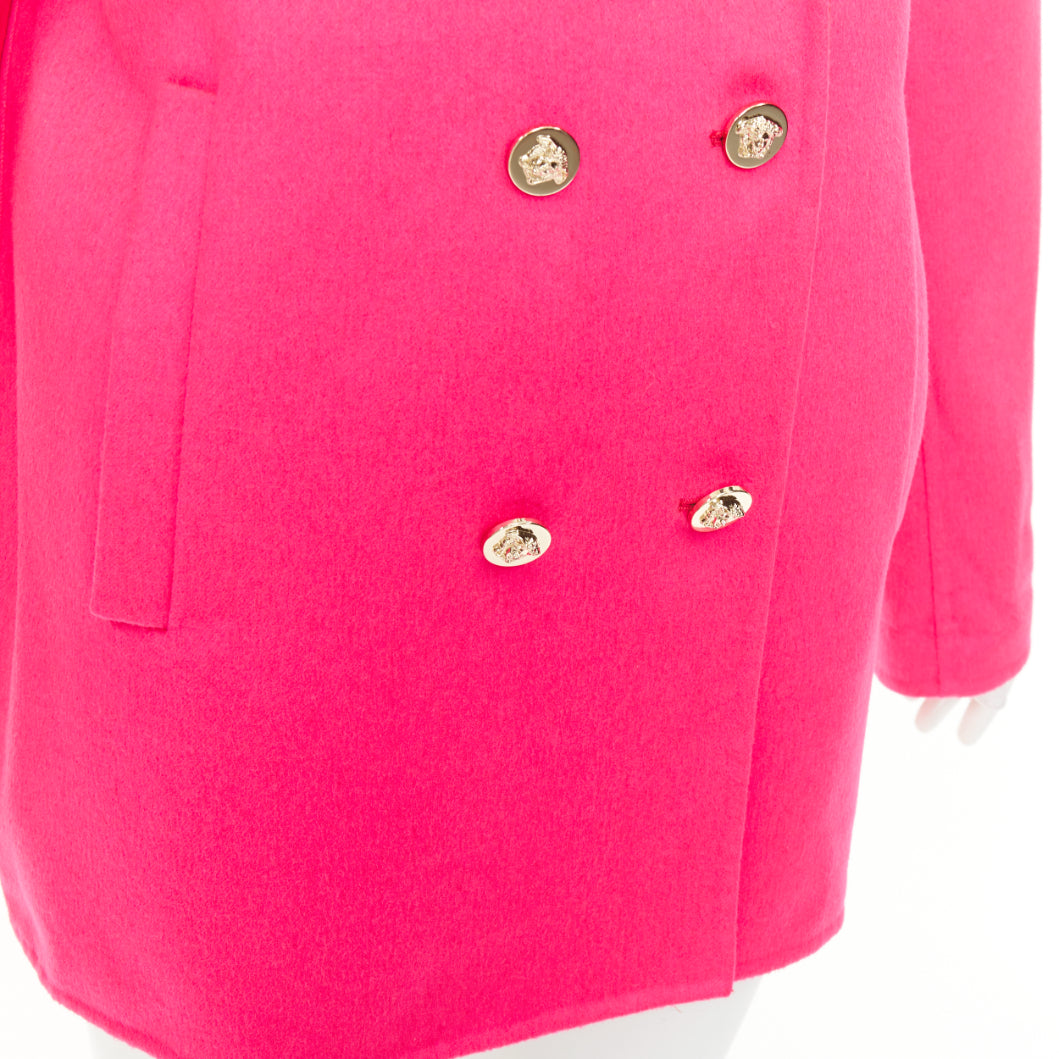Women's Versace colorblock double breasted coat