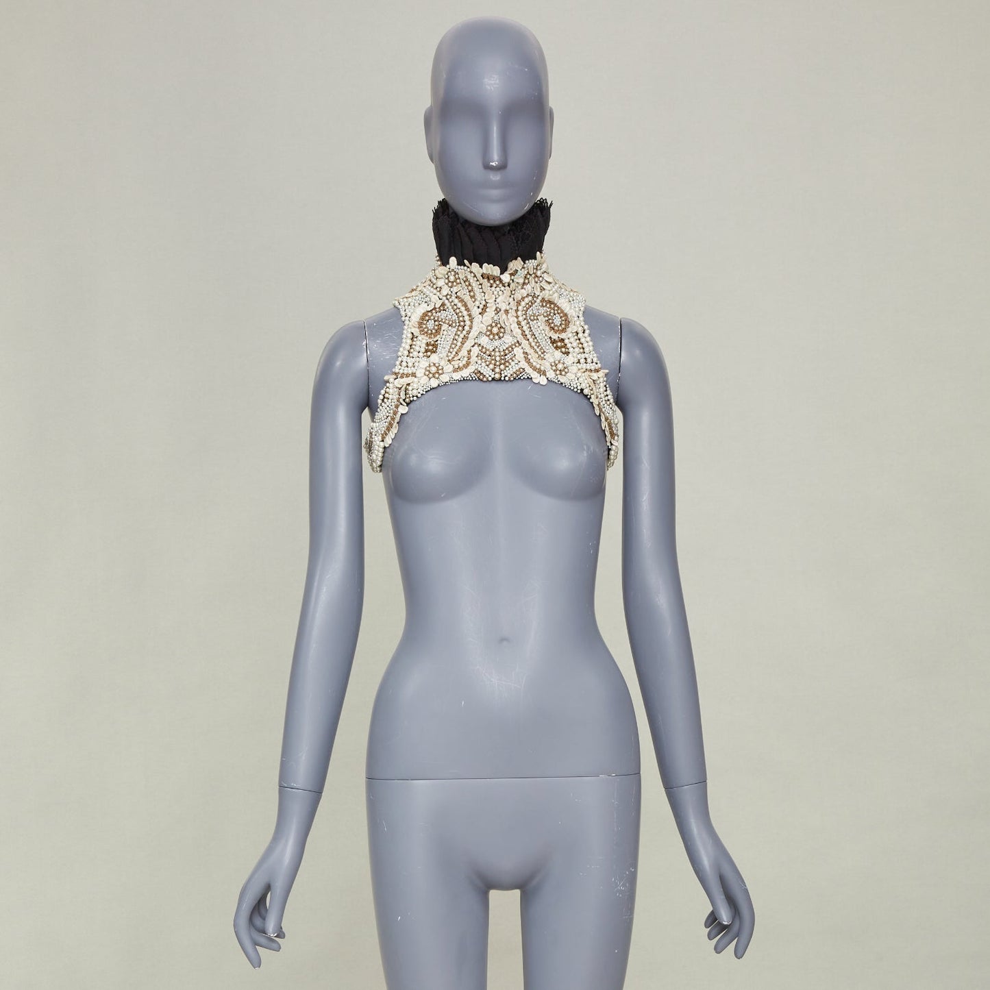 Women's Alexander McQueen pearl bead halter neckpiece