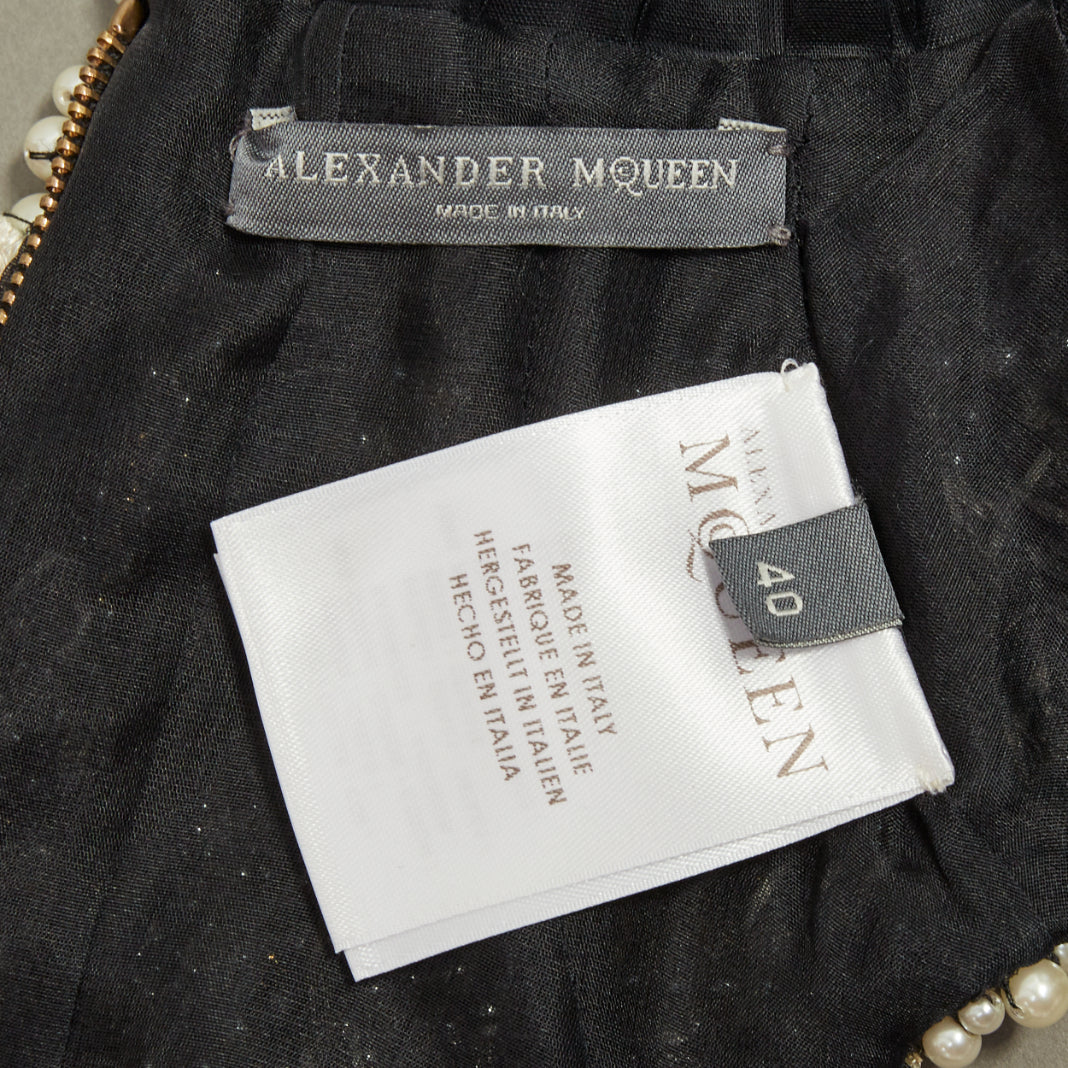 Women's Alexander McQueen pearl bead halter neckpiece