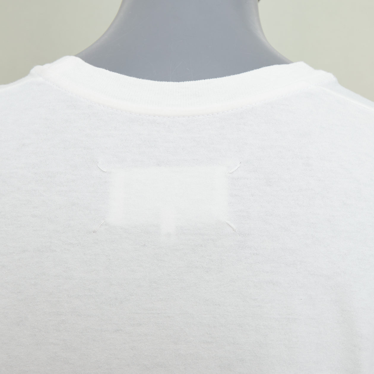 Women's Maison Margiela white cotton logo print tshirt