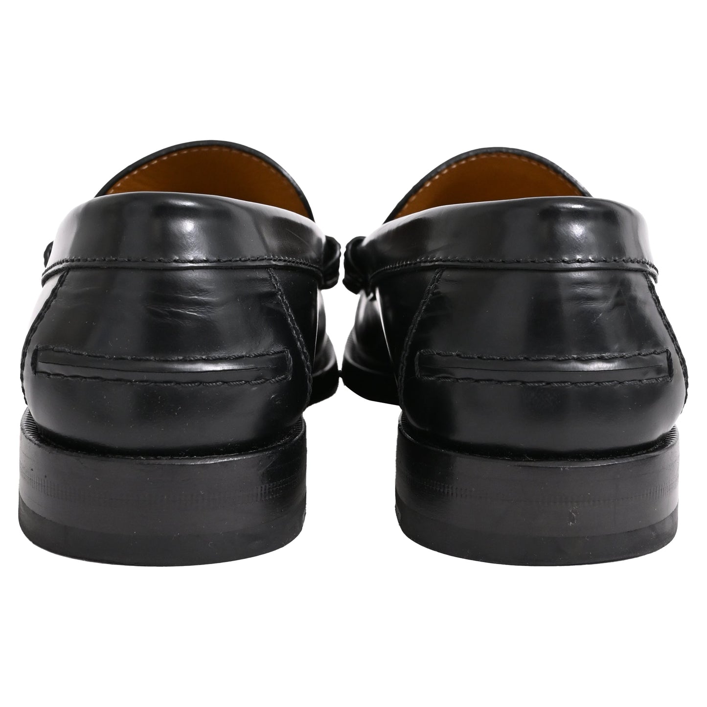 Women's Gucci Interlocking G Logo in Black Leather