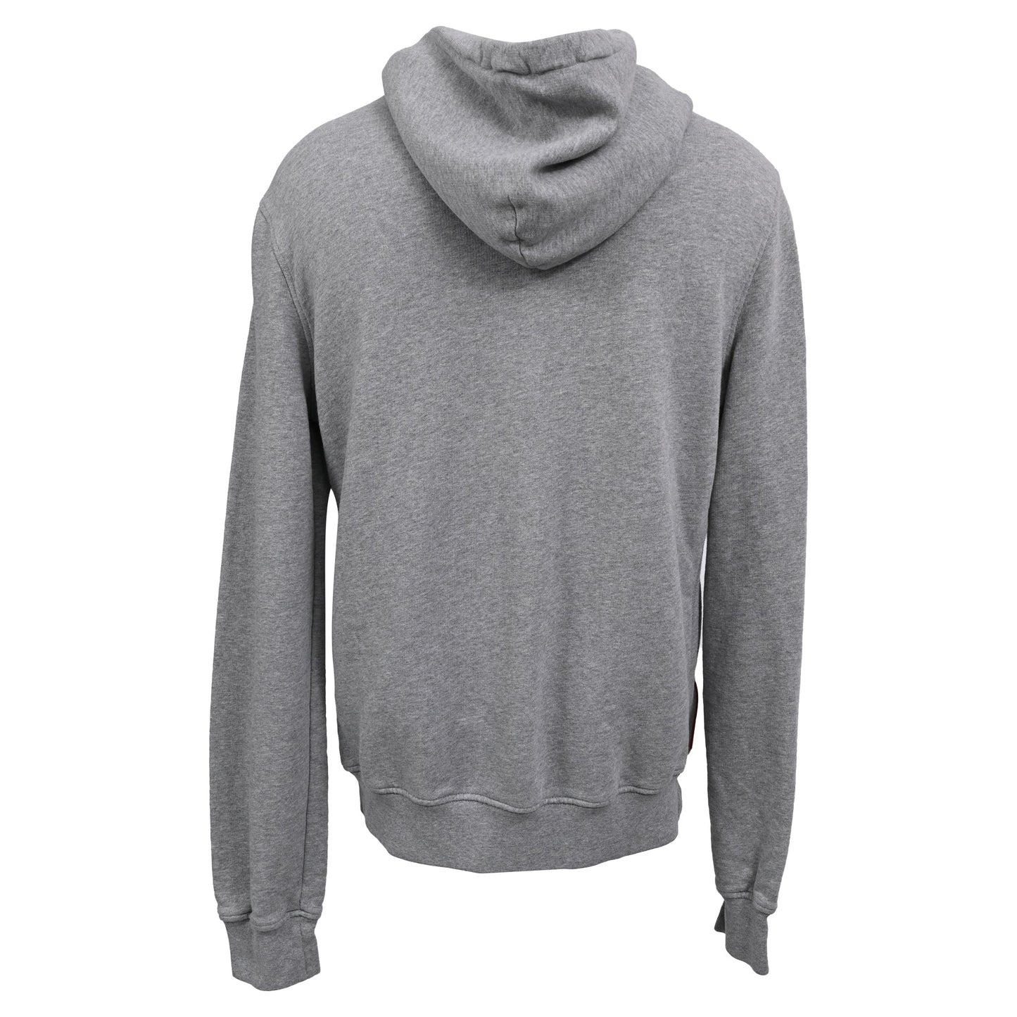 Men's Prada Hoodie Sweater in Grey Cotton