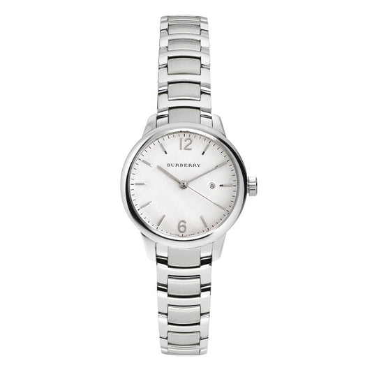 Reloj Burberry The Classic blanco para mujer de 32 mm