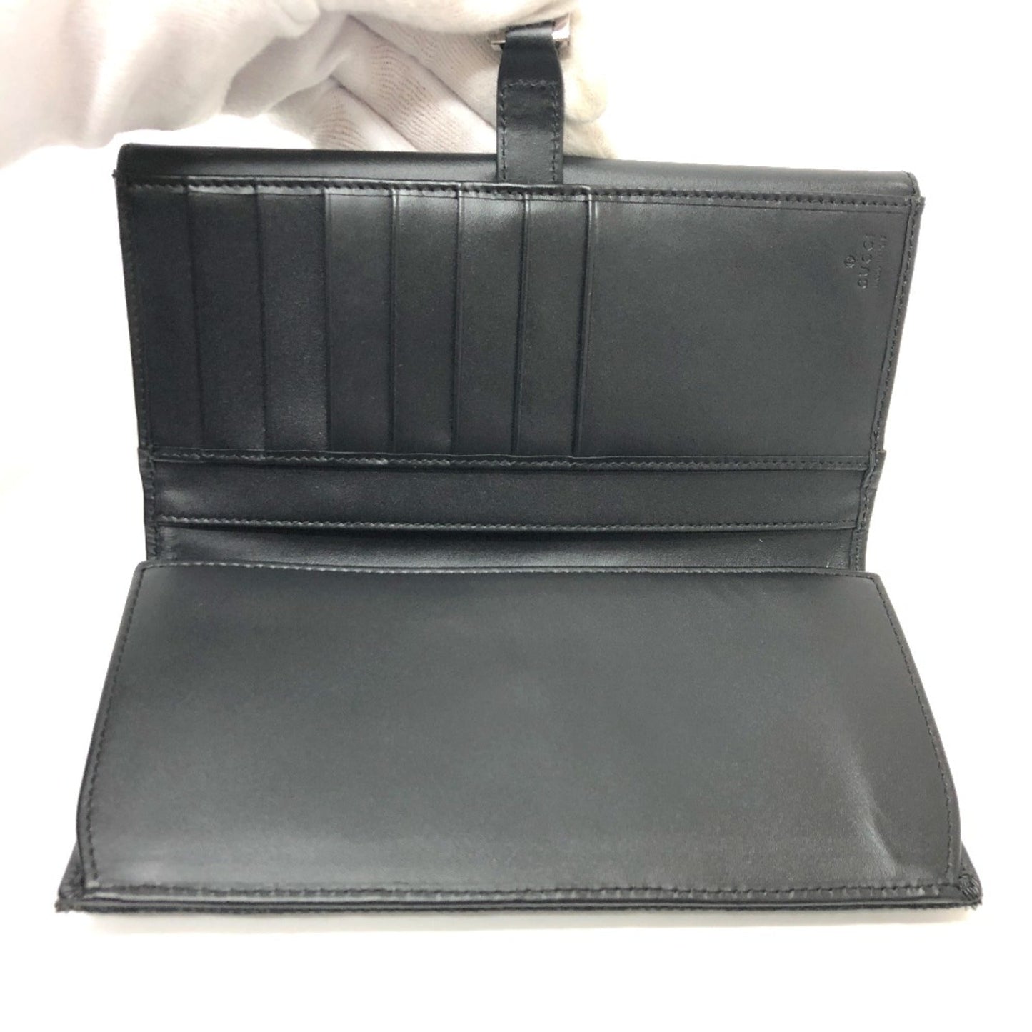 Zip Around Wallet GG Canvas Long