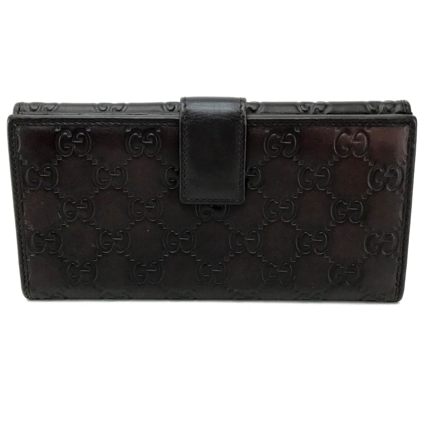 Bow Continental Wallet Guccissima Leather
