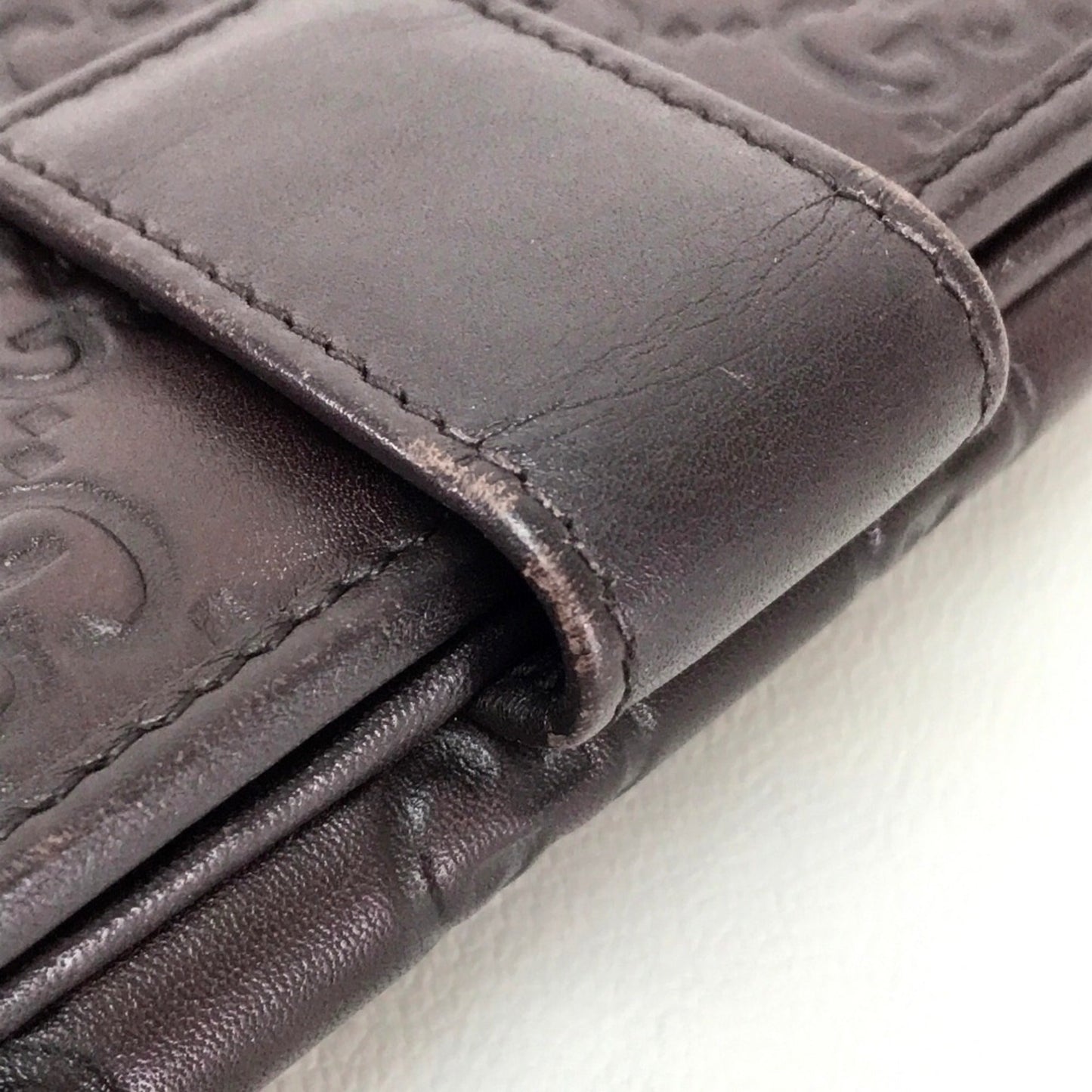 Bow Continental Wallet Guccissima Leather