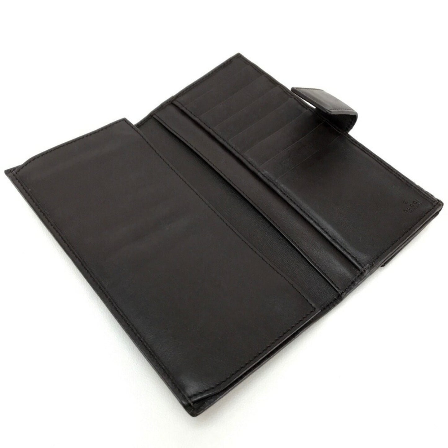 Bow Continental Wallet Guccissima Leather