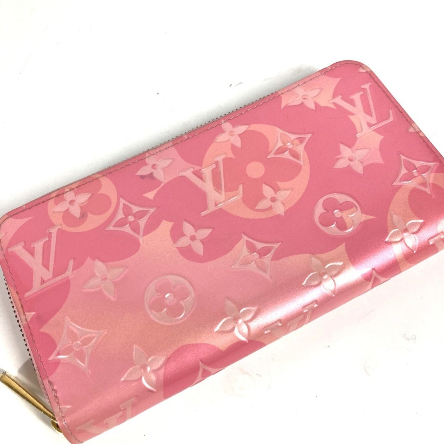 Zippy Wallet Limited Edition Valentine Floral Monogram Vernis