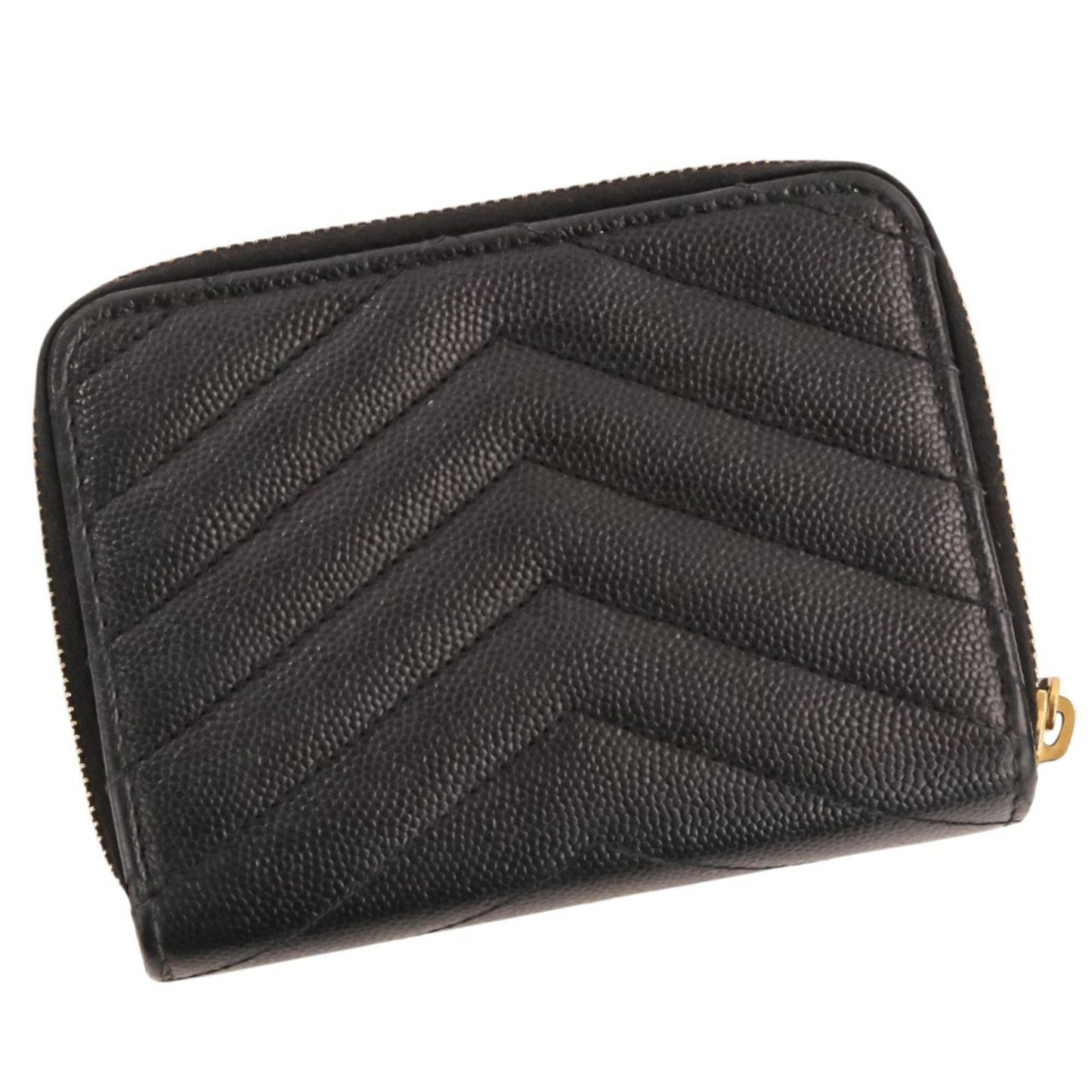 Classic Monogram Zip Around Wallet Matelasse Chevron Leather