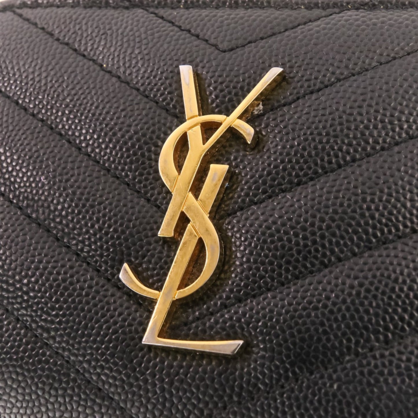 Classic Monogram Zip Around Wallet Matelasse Chevron Leather