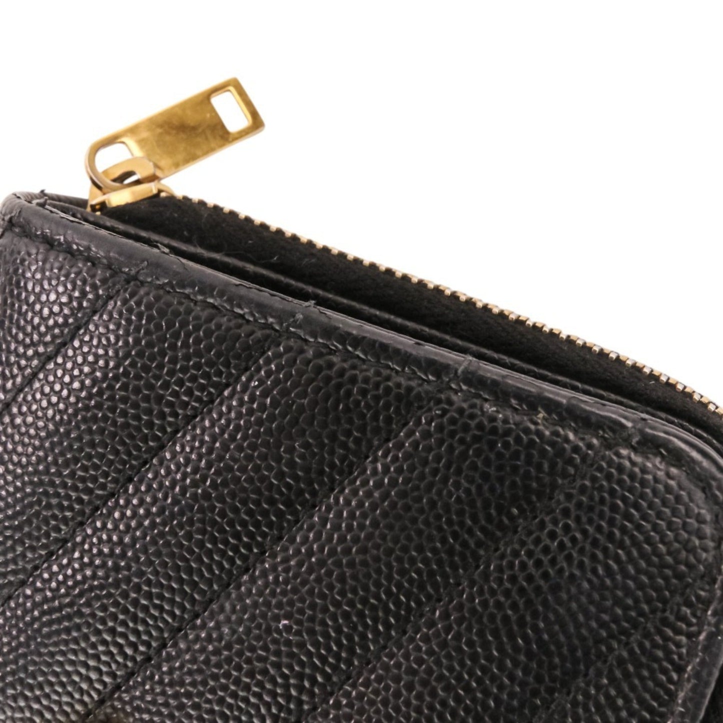 Classic Monogram Zip Around Wallet Matelasse Chevron Leather