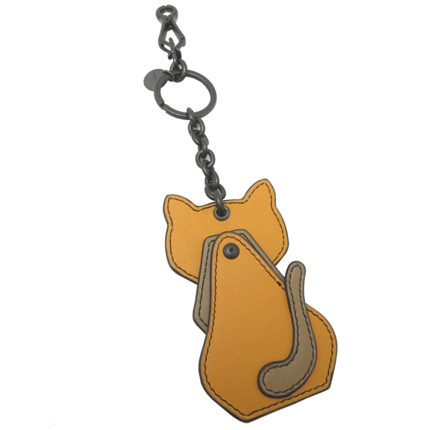 Intrecciato Animal Motif Charm Leather Multi-color Handbag Charm