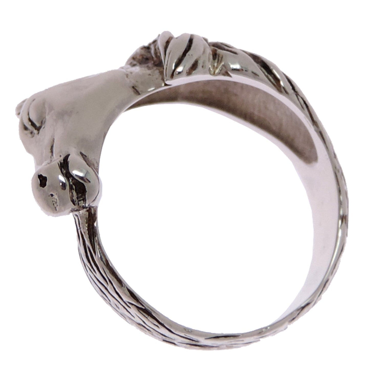 Cheval Horse Band Ring Sterling Silver