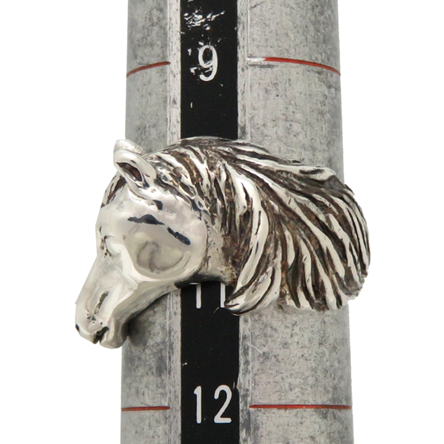 Cheval Horse Band Ring Sterling Silver
