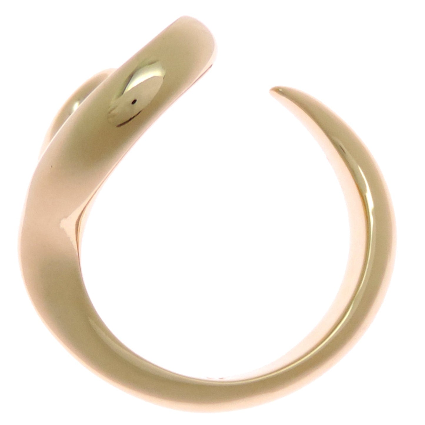 Open Heart Ring 18K Yellow Gold