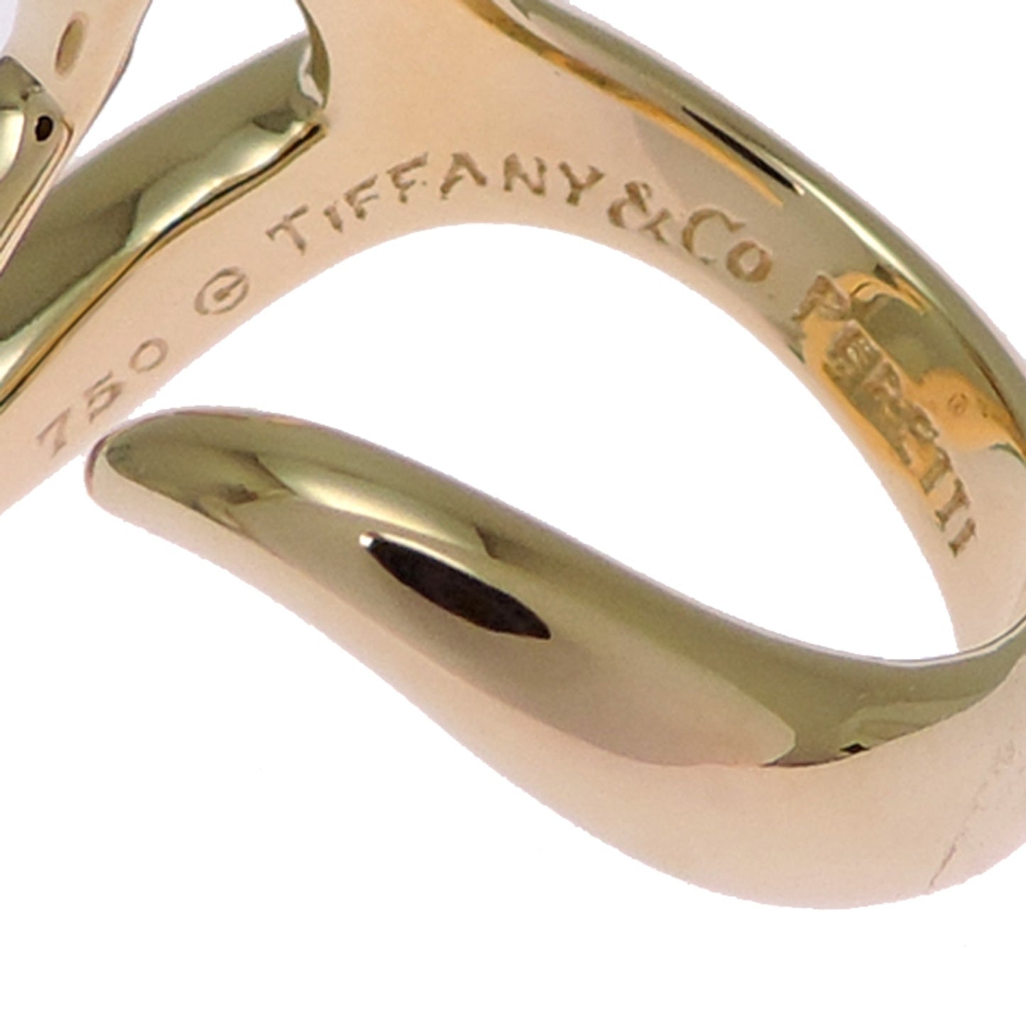 Open Heart Ring 18K Yellow Gold
