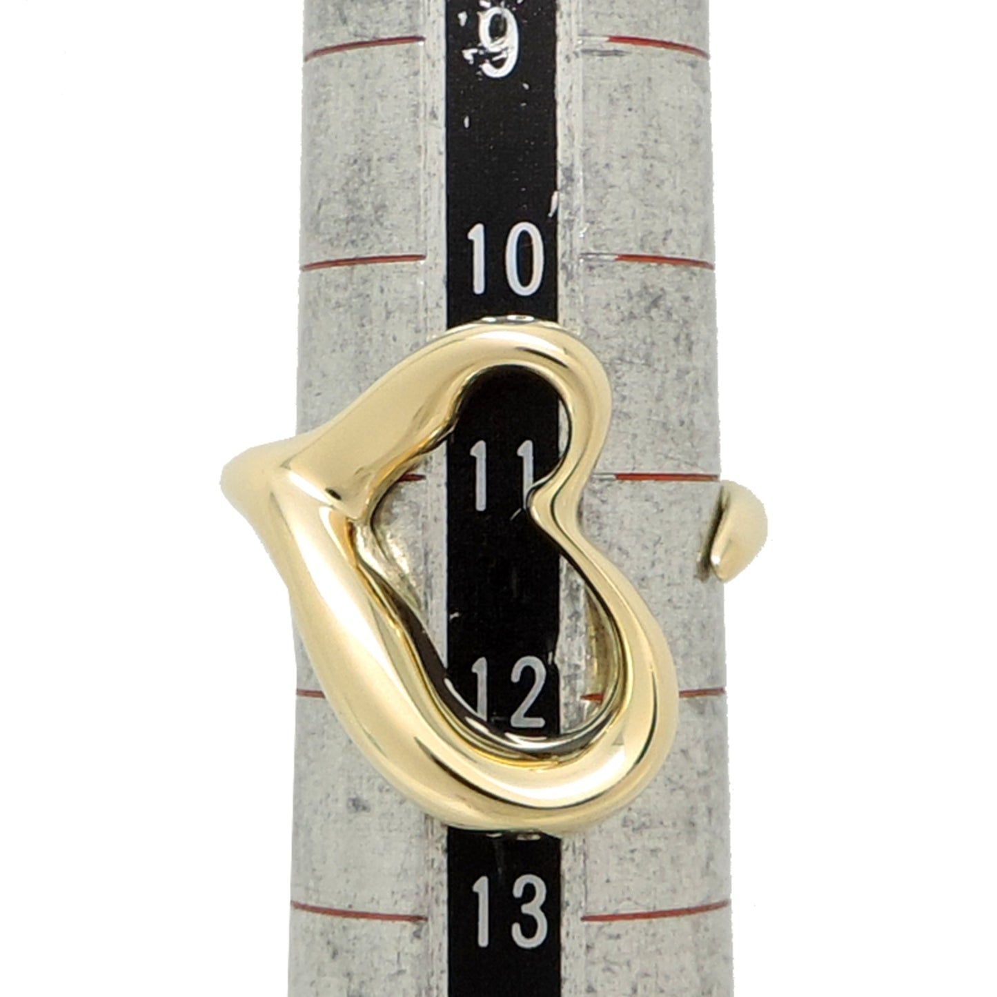 Open Heart Ring 18K Yellow Gold