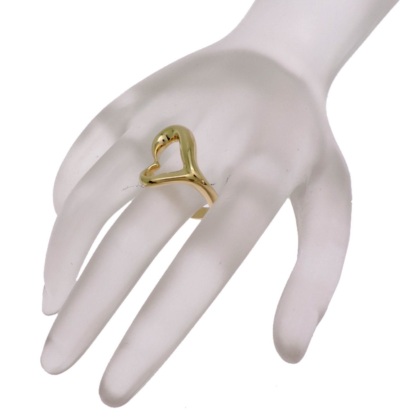 Open Heart Ring 18K Yellow Gold