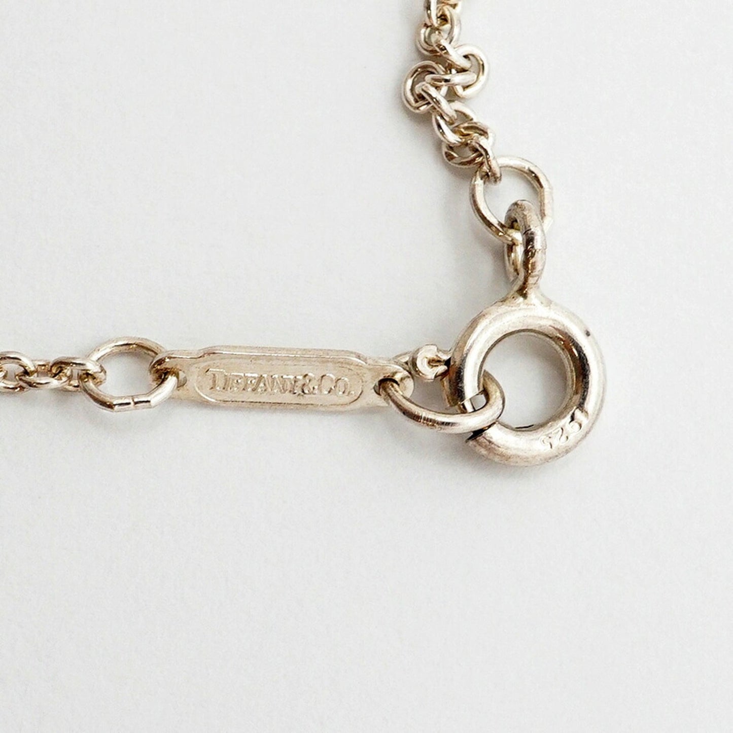 Ribbon Pendant Necklace Sterling Silver