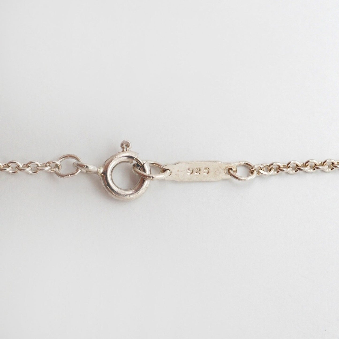 Ribbon Pendant Necklace Sterling Silver