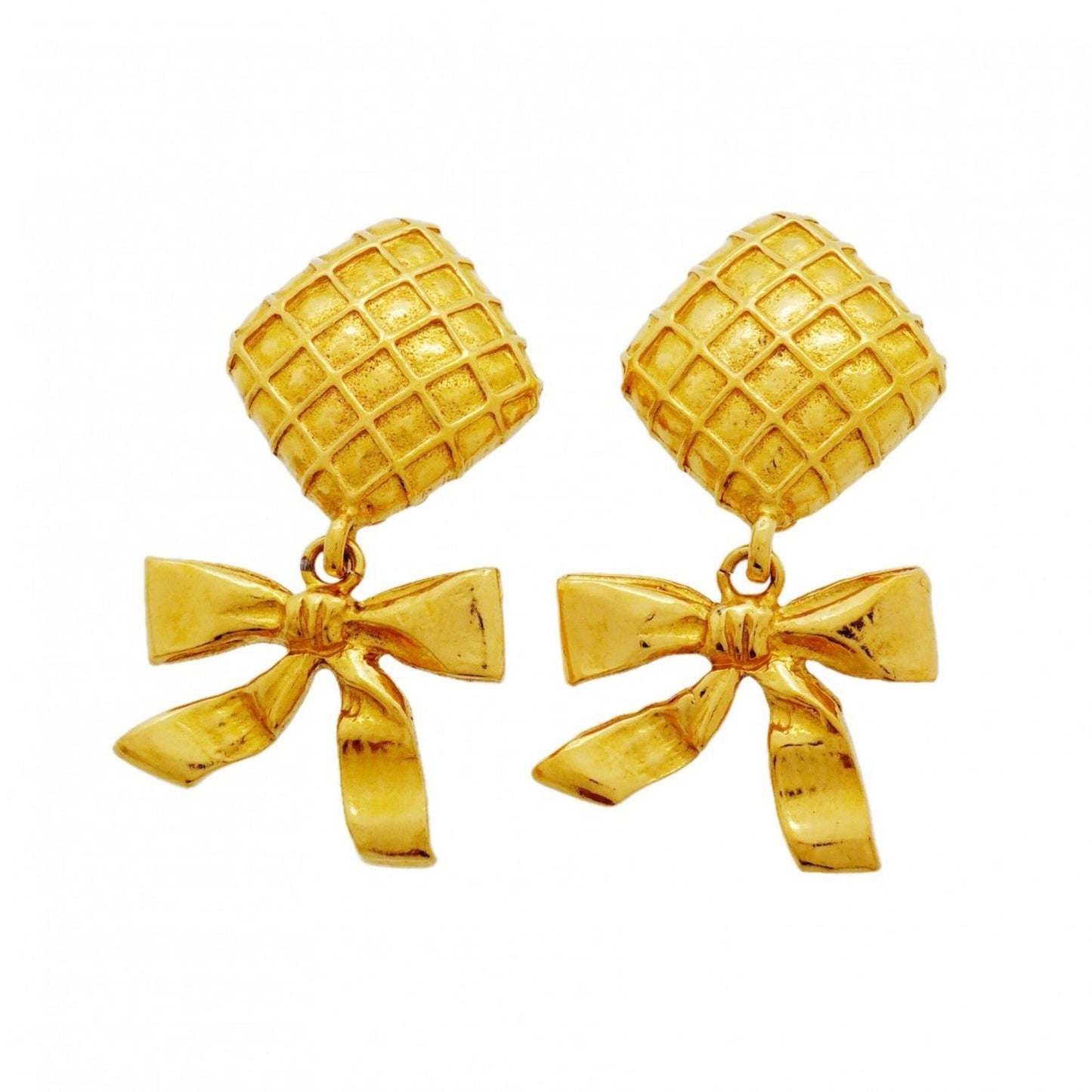 Earrings Gold-Tone Metal
