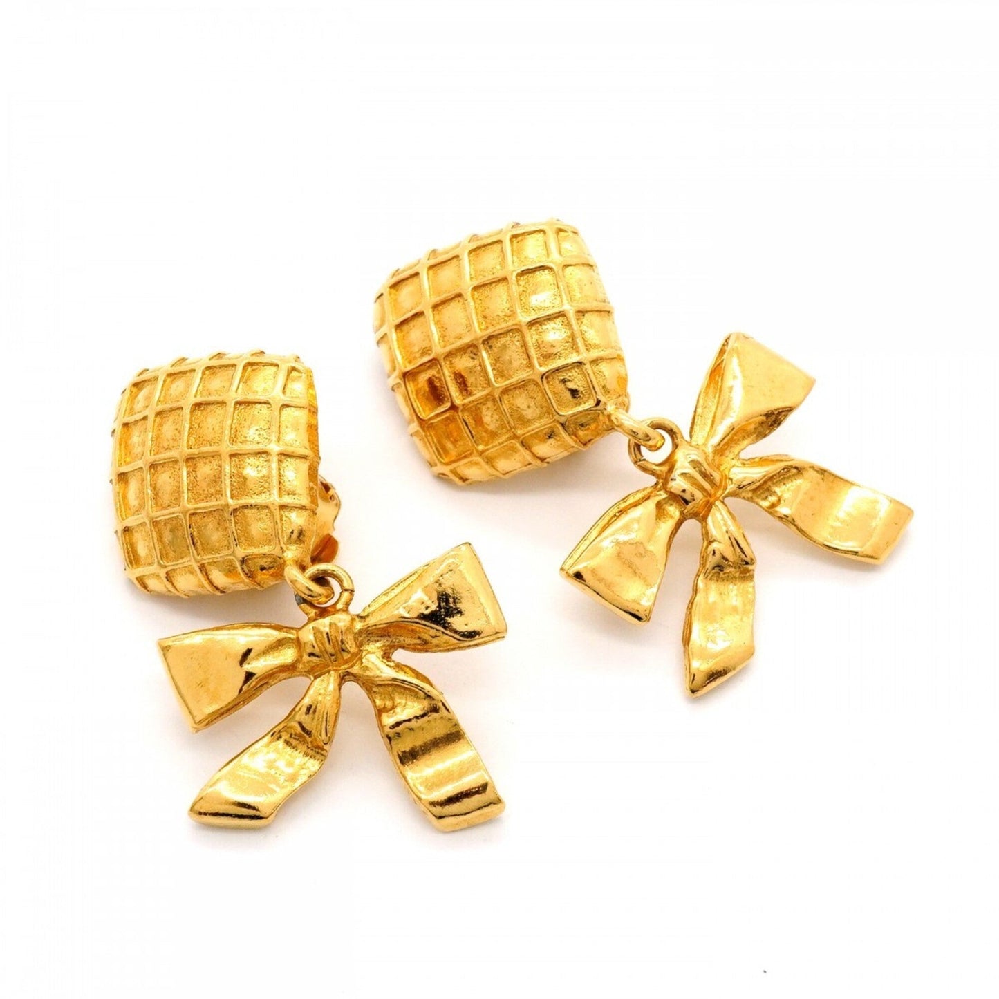 Earrings Gold-Tone Metal