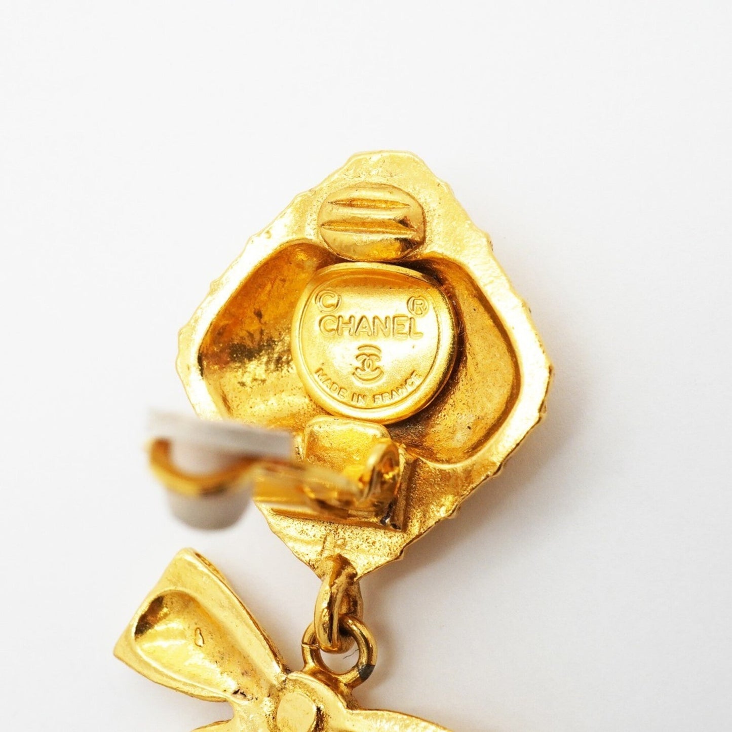 Earrings Gold-Tone Metal