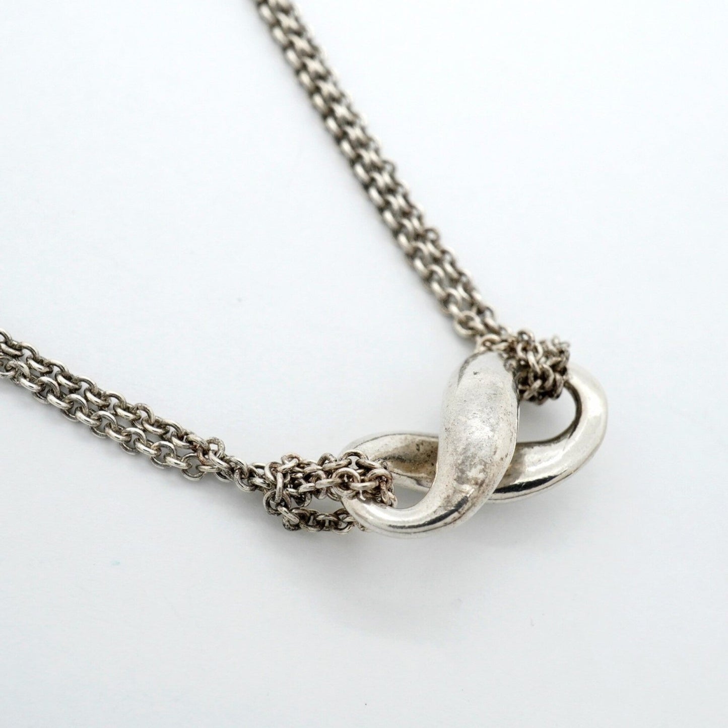 Infinity Pendant Necklace Sterling Silver