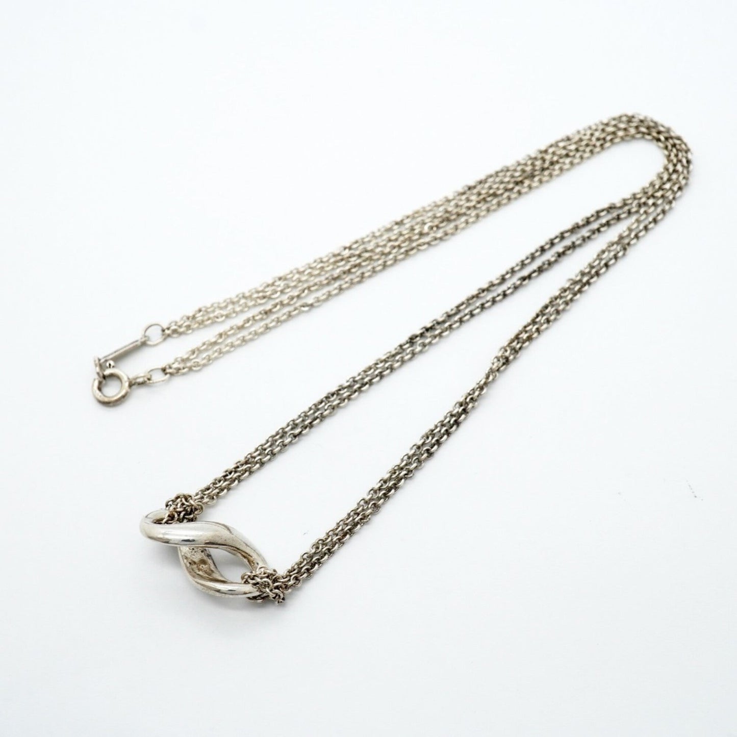 Infinity Pendant Necklace Sterling Silver