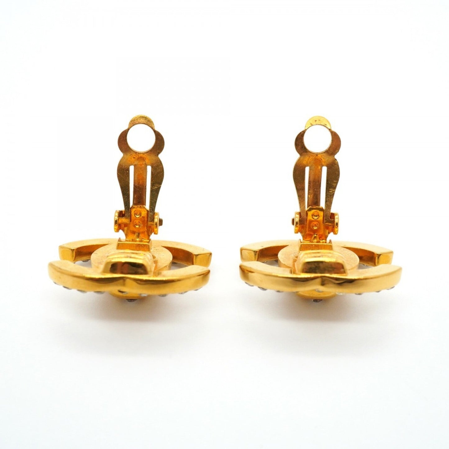 CC Logo Turnlock Clip-On Earrings Metal