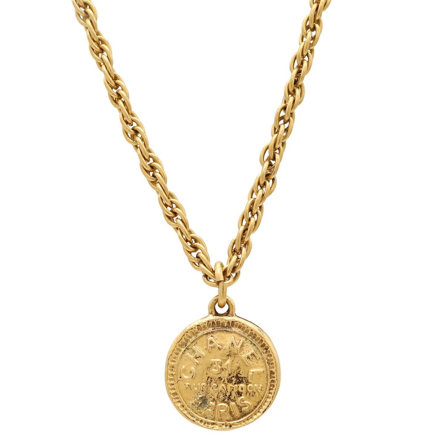 31 Rue Cambon Pendant Necklace Gold