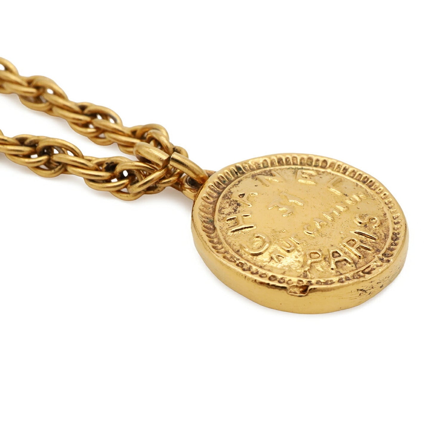 31 Rue Cambon Pendant Necklace Gold